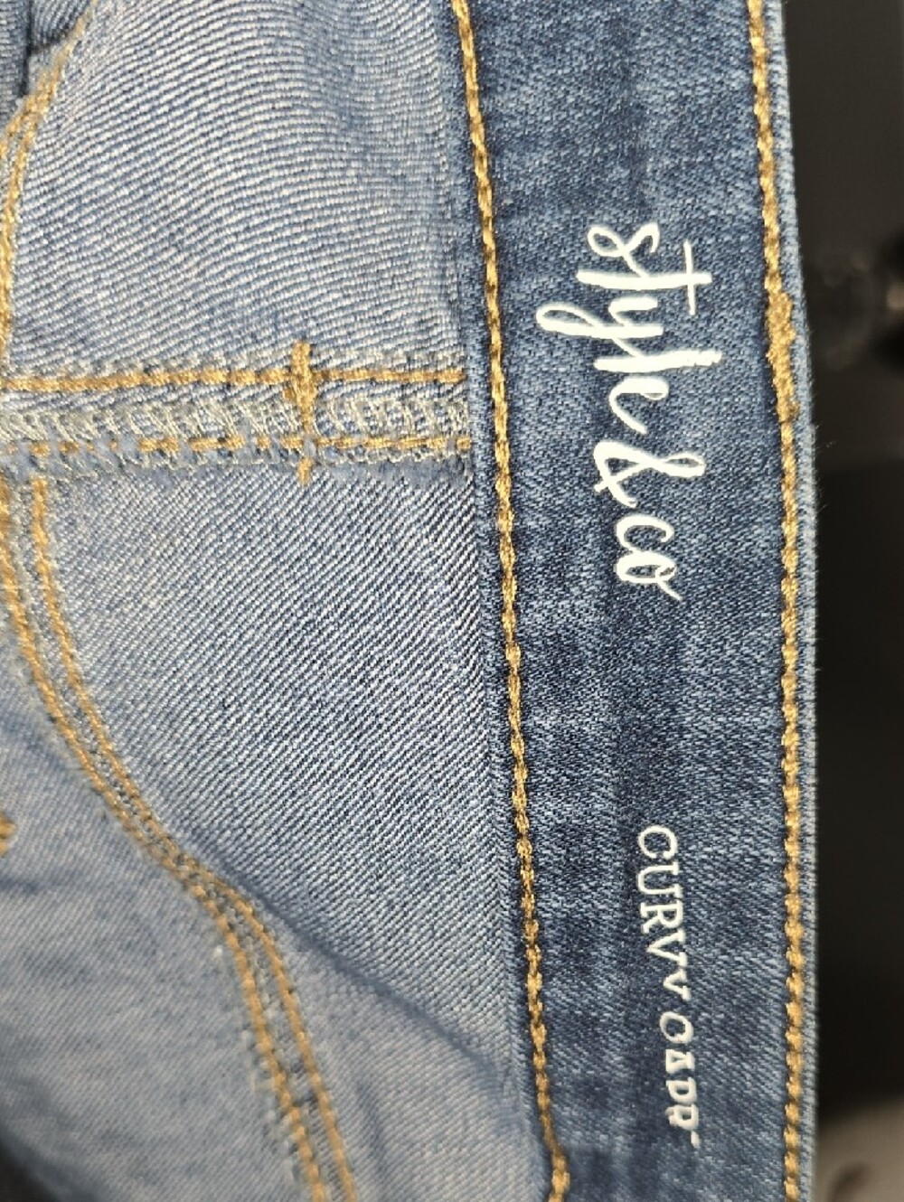Style & Co. Denim Capris with Cuffed Hem Size 12P - Picture 11 of 11